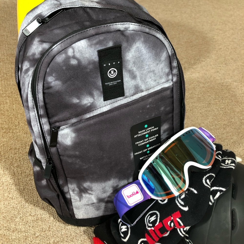 ‼️PRICE DROP‼️ NWT NEFF charcoal backpack.